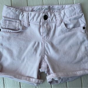 Light Pink Cat & Jack Girls Jean Shorts Size 6 6x